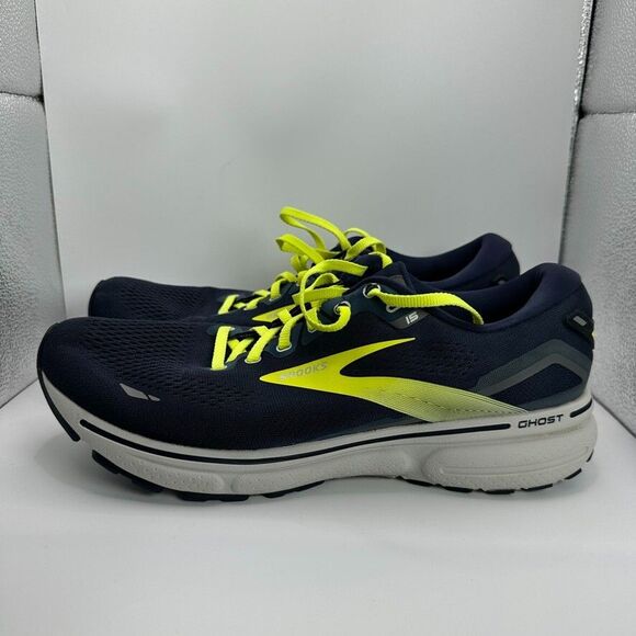 Brooks Ghost 15 Shoes Mens Size 10 Blue Yellow Running Cushioned Trainer main image 6